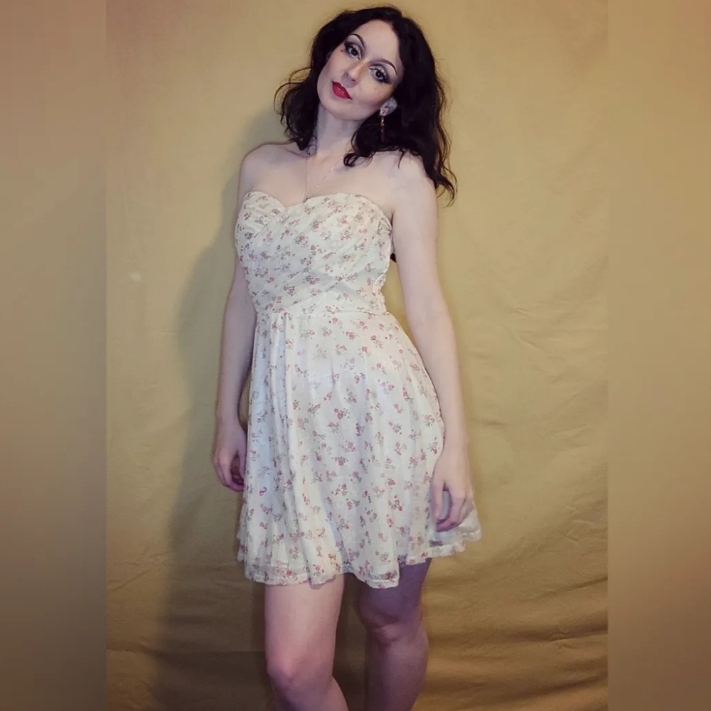 Summer dress, white, small